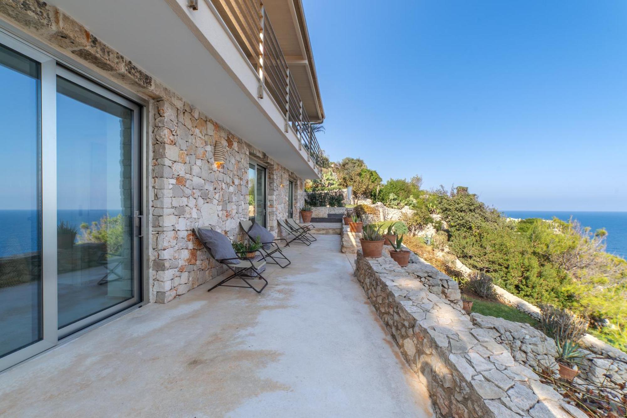 Villa Cliff Gagliano del Capo Luaran gambar